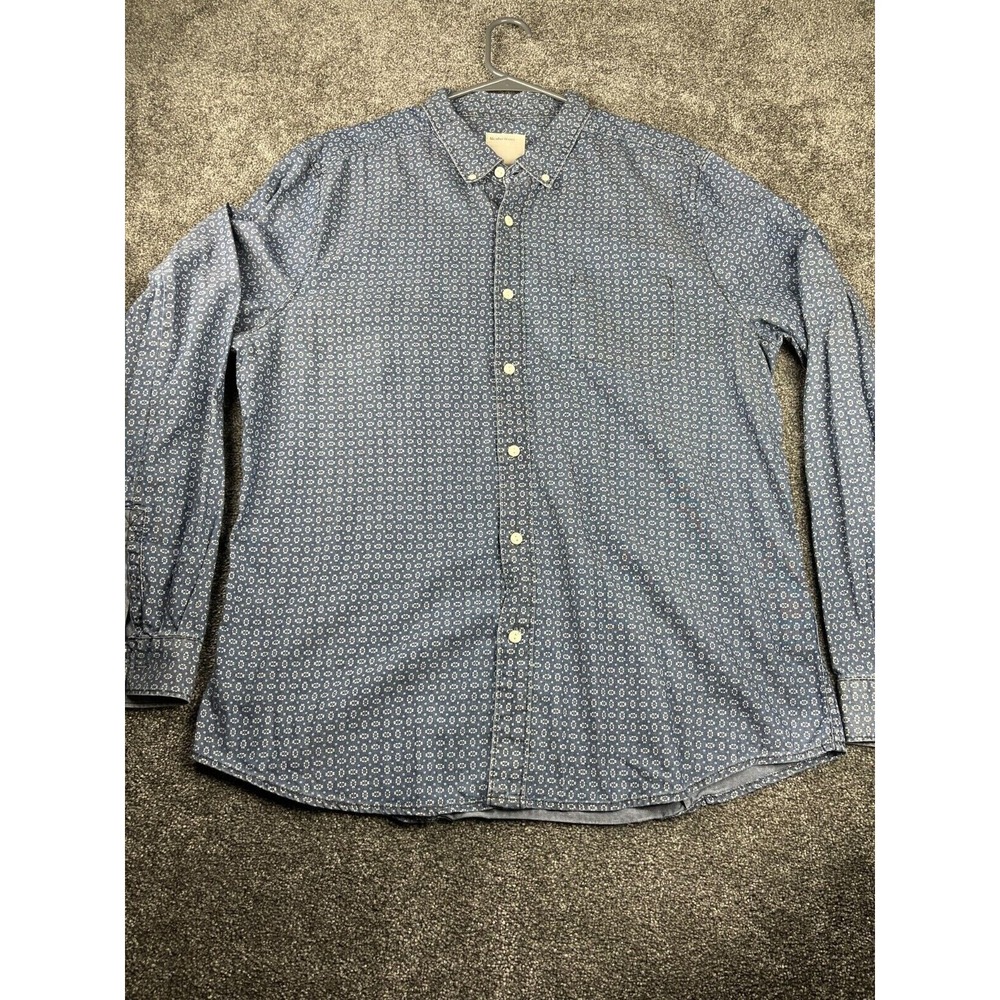 life after denim shirt in multicolor size XLarge